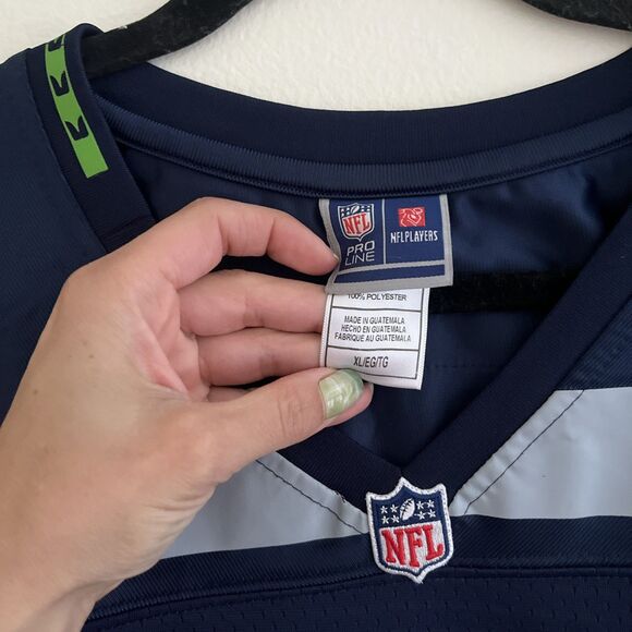 NFL PRO LINE Women’s Seattle Seahawks Russell Wilson #3 Football Jersey- XL - Picture 4 of 7